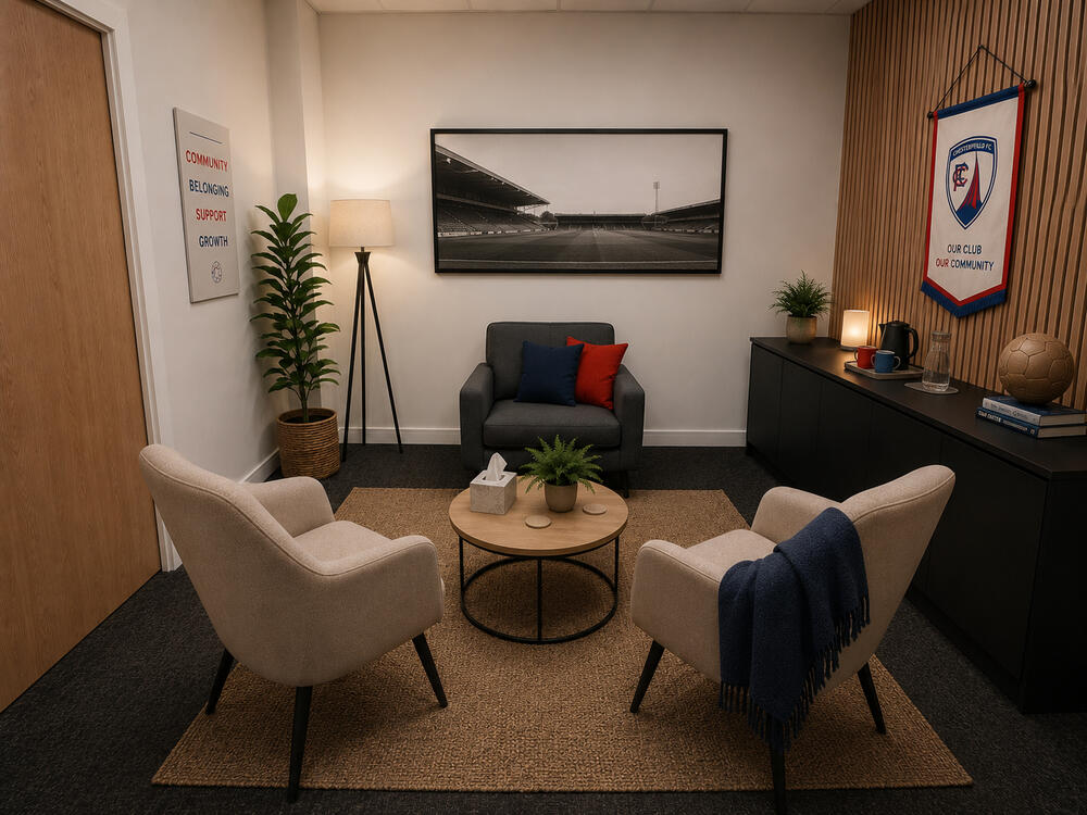 The Hub counselling room