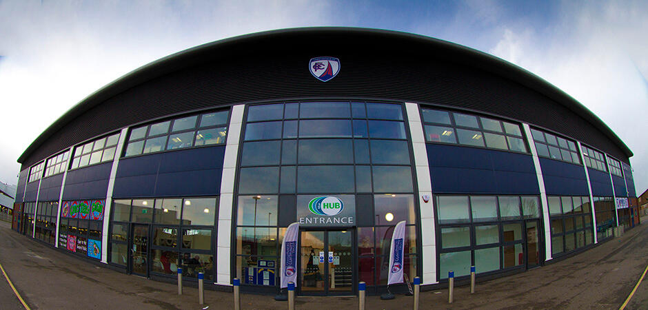 The Hub entrance